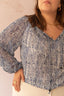 Blouse ample - motif zèbre 