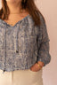 Blouse ample - motif zèbre 